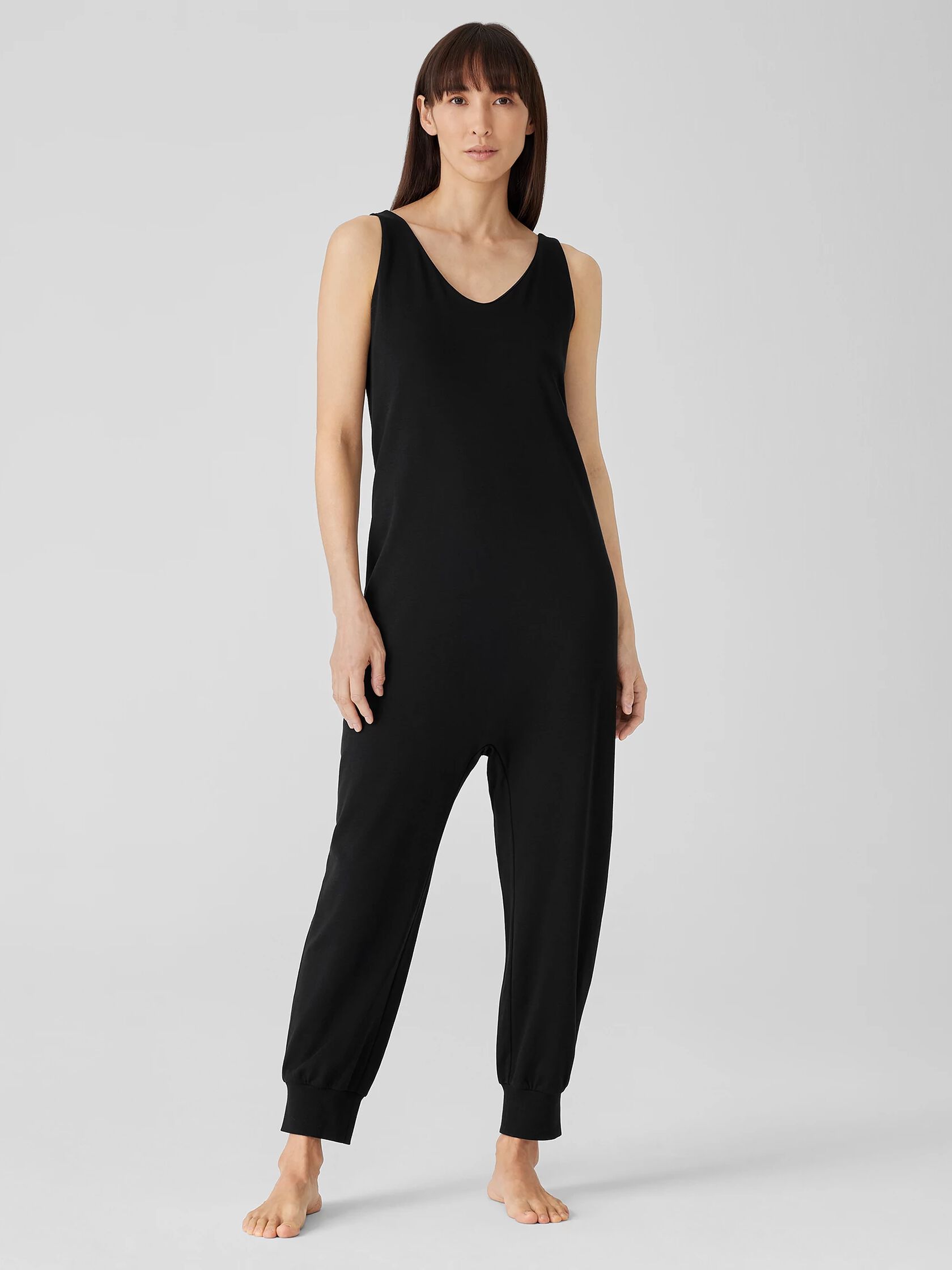 Organic Cotton Interlock Sleep Jumpsuit
