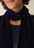Velvet Double Tie Scarf