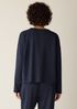 Cozy Brushed Terry Hug Round Neck Box-Top