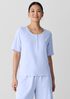 Organic Cotton Interlock Henley Sleep Top