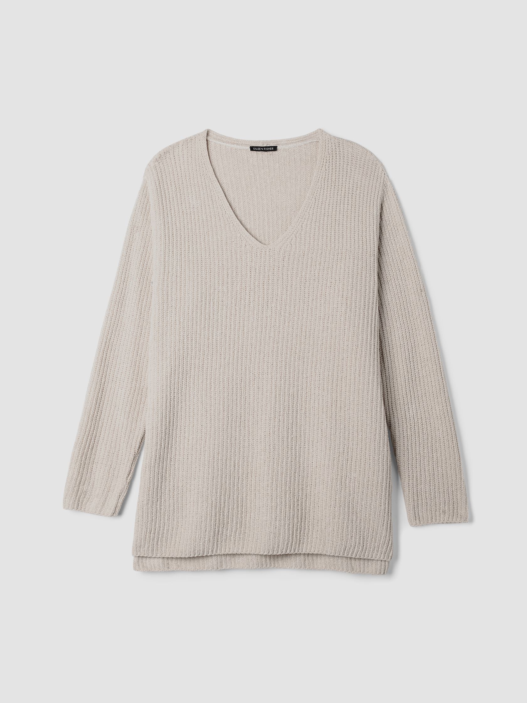 Organic Cotton Chenille V-Neck Top