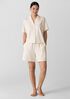 Organic Cotton Interlock Sleep Shorts