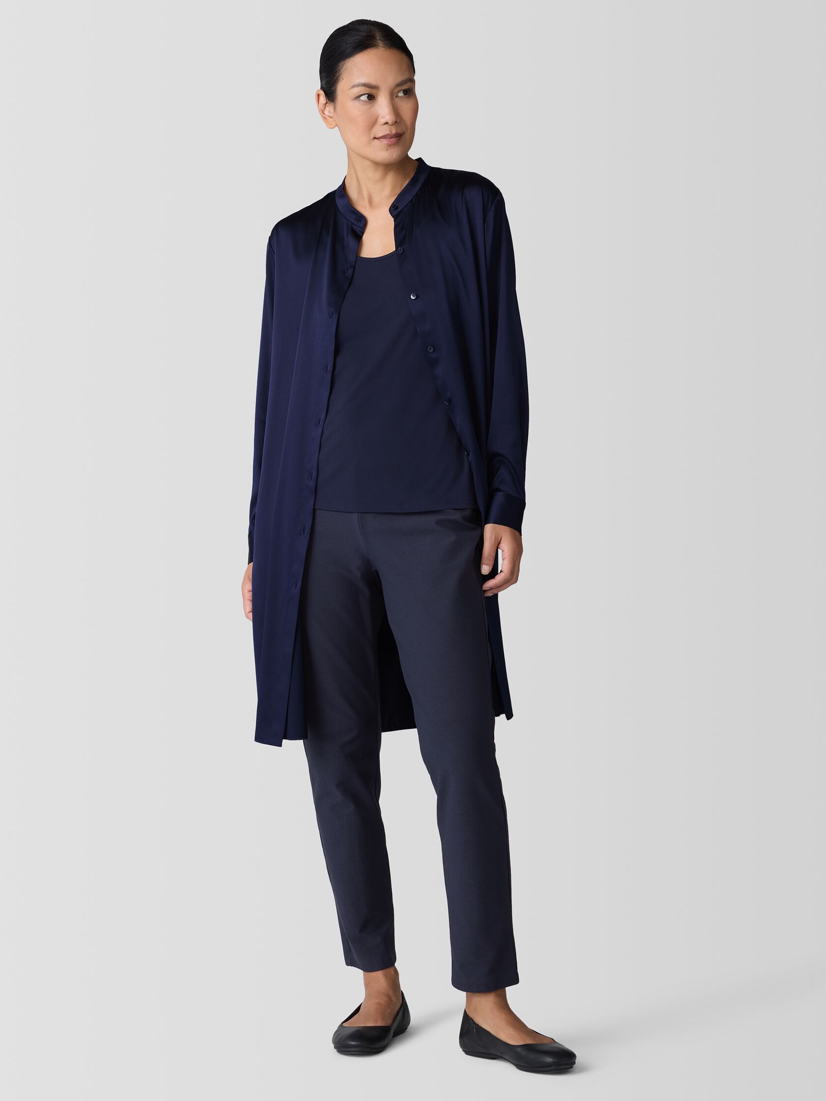 Washable Stretch Crepe Pant