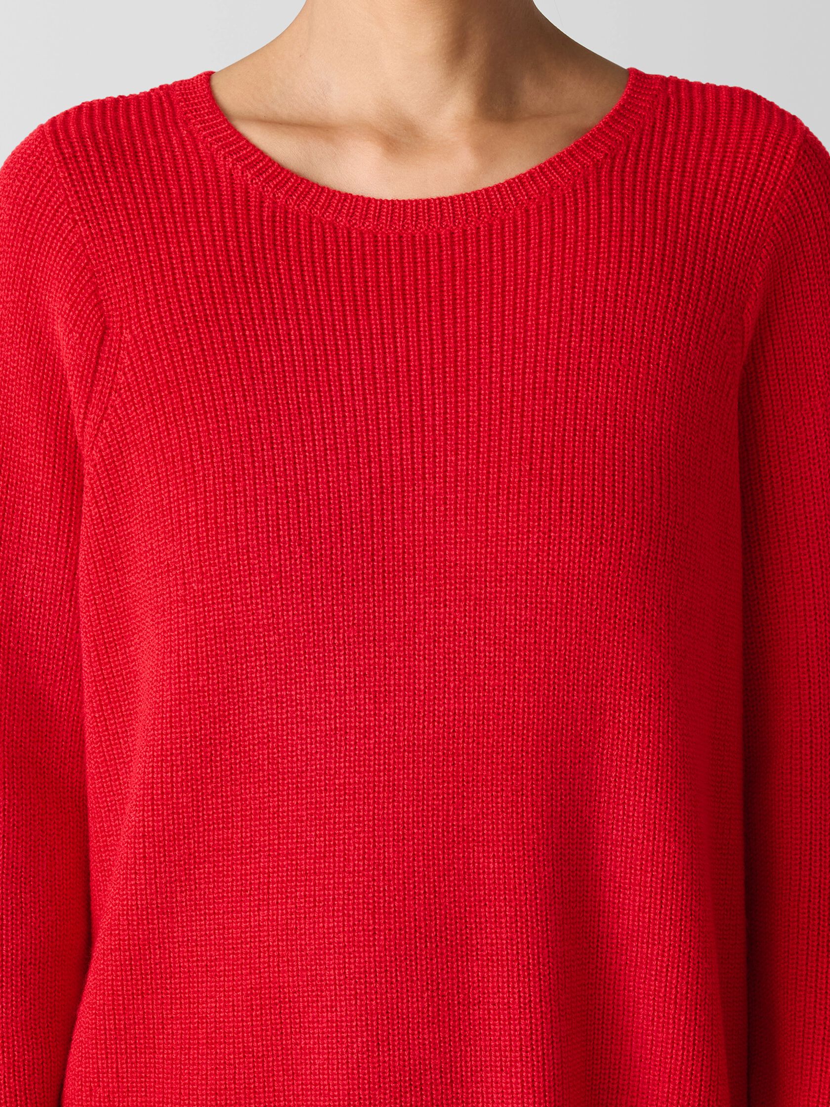Merino Crew Neck Top in Regenerative Wool