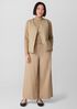 Felted Wool Jersey Wide-Leg Pant