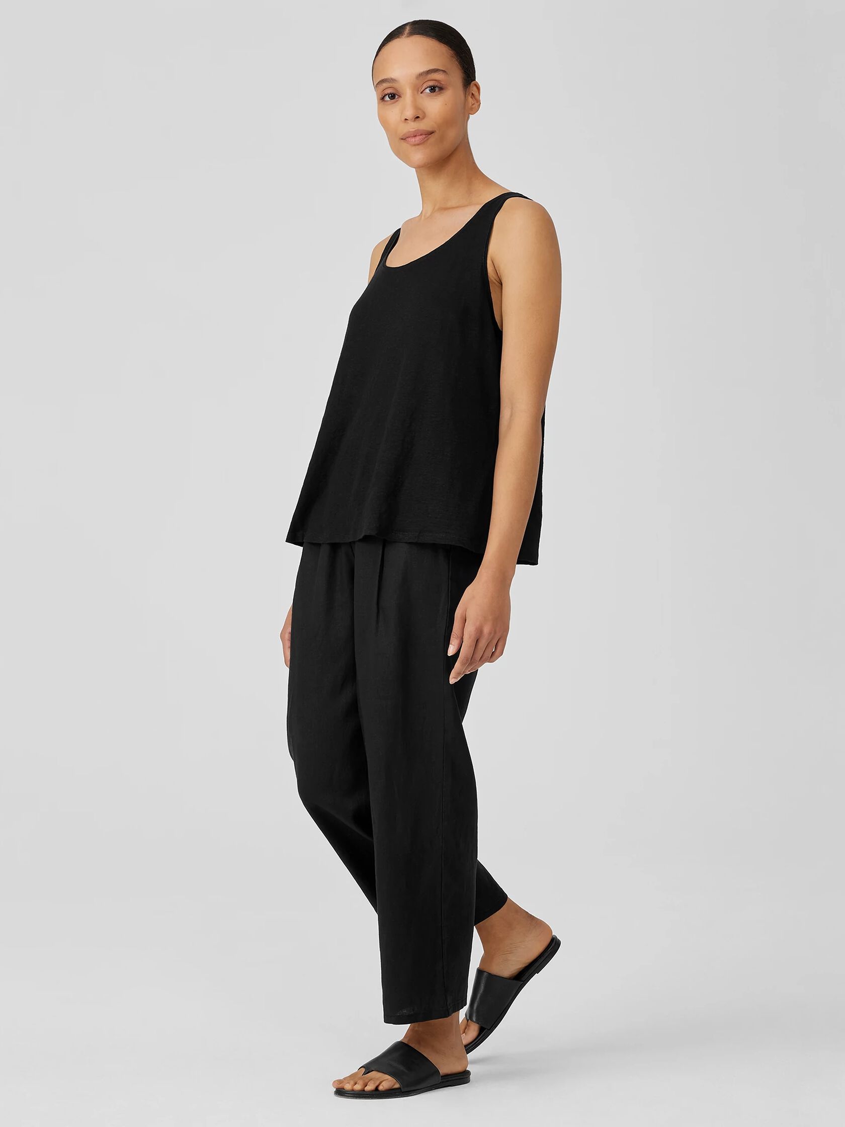 Organic Linen Jersey Tank