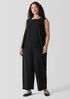 Silk Georgette Crepe Round Neck Tank