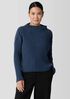 Recycled Wool Cashmere Funnel Neck Top