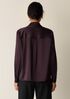 Stretch Silk Charmeuse Classic Collar Shirt