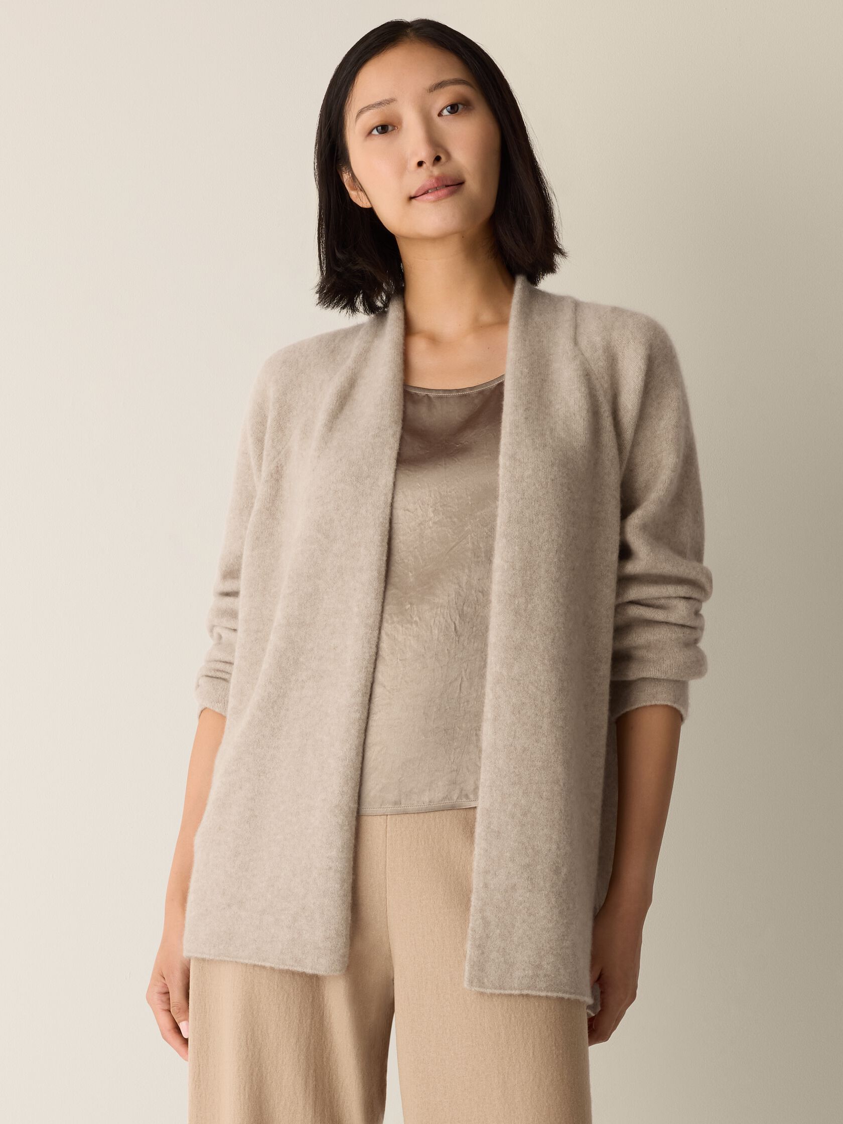 Cashmere Silk Boucle Bliss Long Cardigan