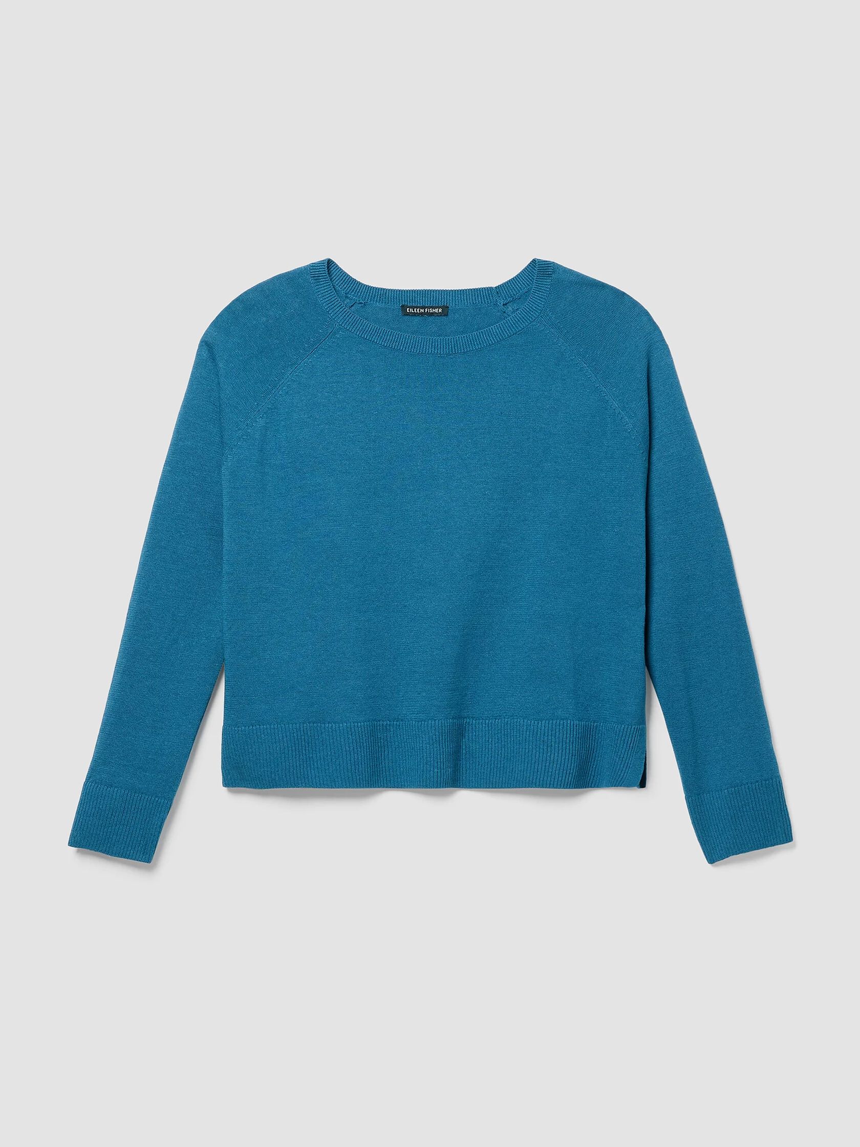 Organic Linen Cotton Raglan-Sleeve Top