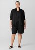 Organic Linen High Collar Jacket