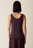 Stretch Silk Jersey Scoop Neck Tank