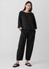 Cotton Blend Stripe Stitch Box-Top