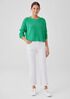Cotton Fluff Crew Neck Top