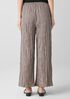 Crushed Silk Wide-Leg Pant