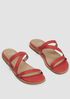 Kira Tumbled Leather Sandal