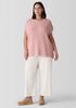 Cotton Fluff Crew Neck Vest