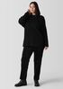 Peruvian Cotton Blend Funnel Neck Top