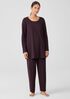Organic Cotton Interlock Long Sleep Top