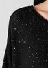 Merino Sequin Poncho
