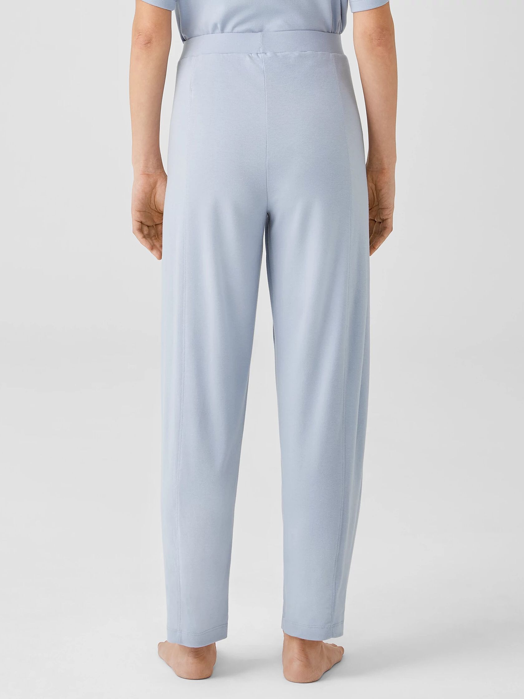 Cozy Organic Cotton Interlock Lantern Pant