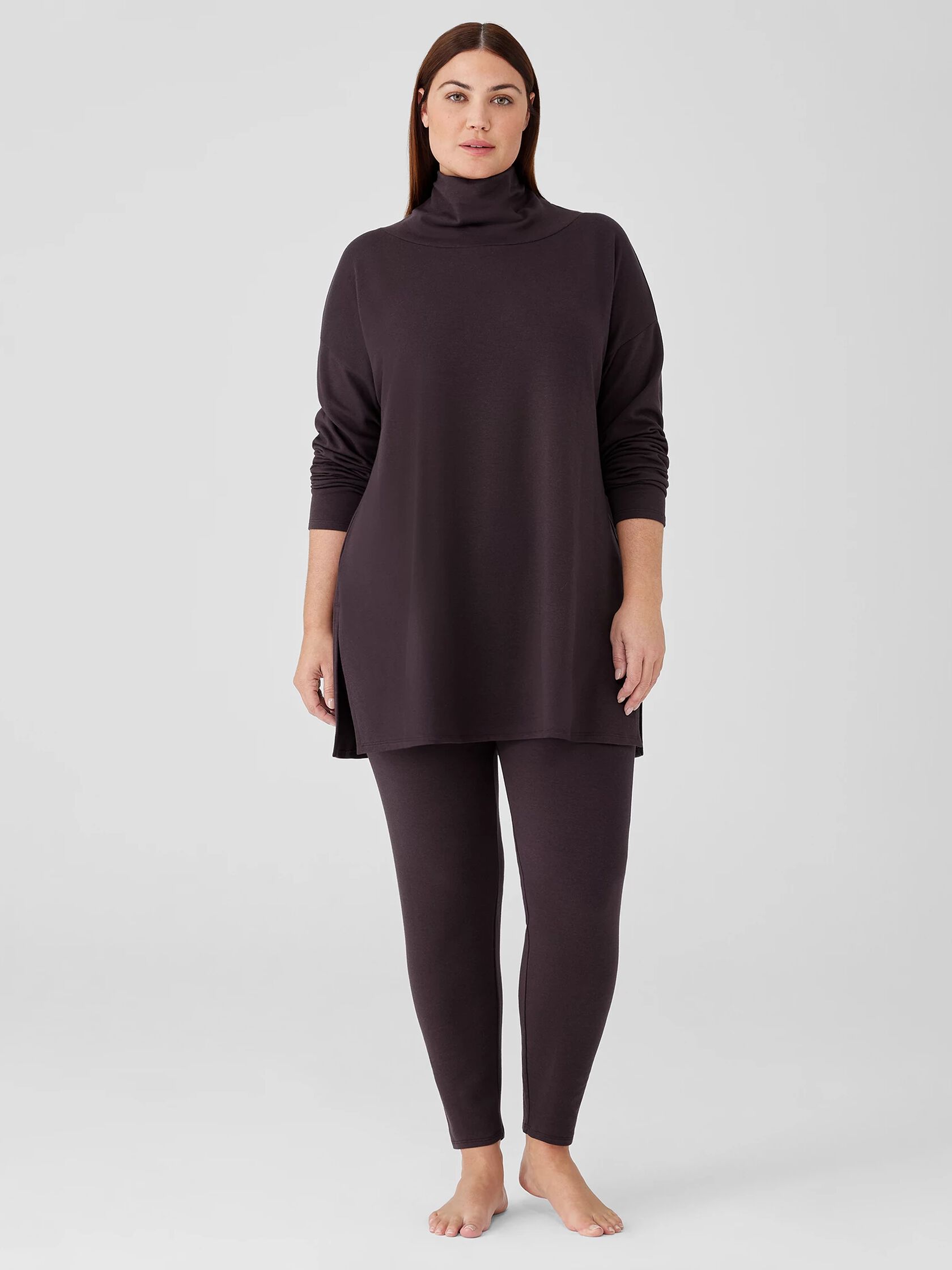 Cozy Brushed Terry Hug High-Waisted Leggings