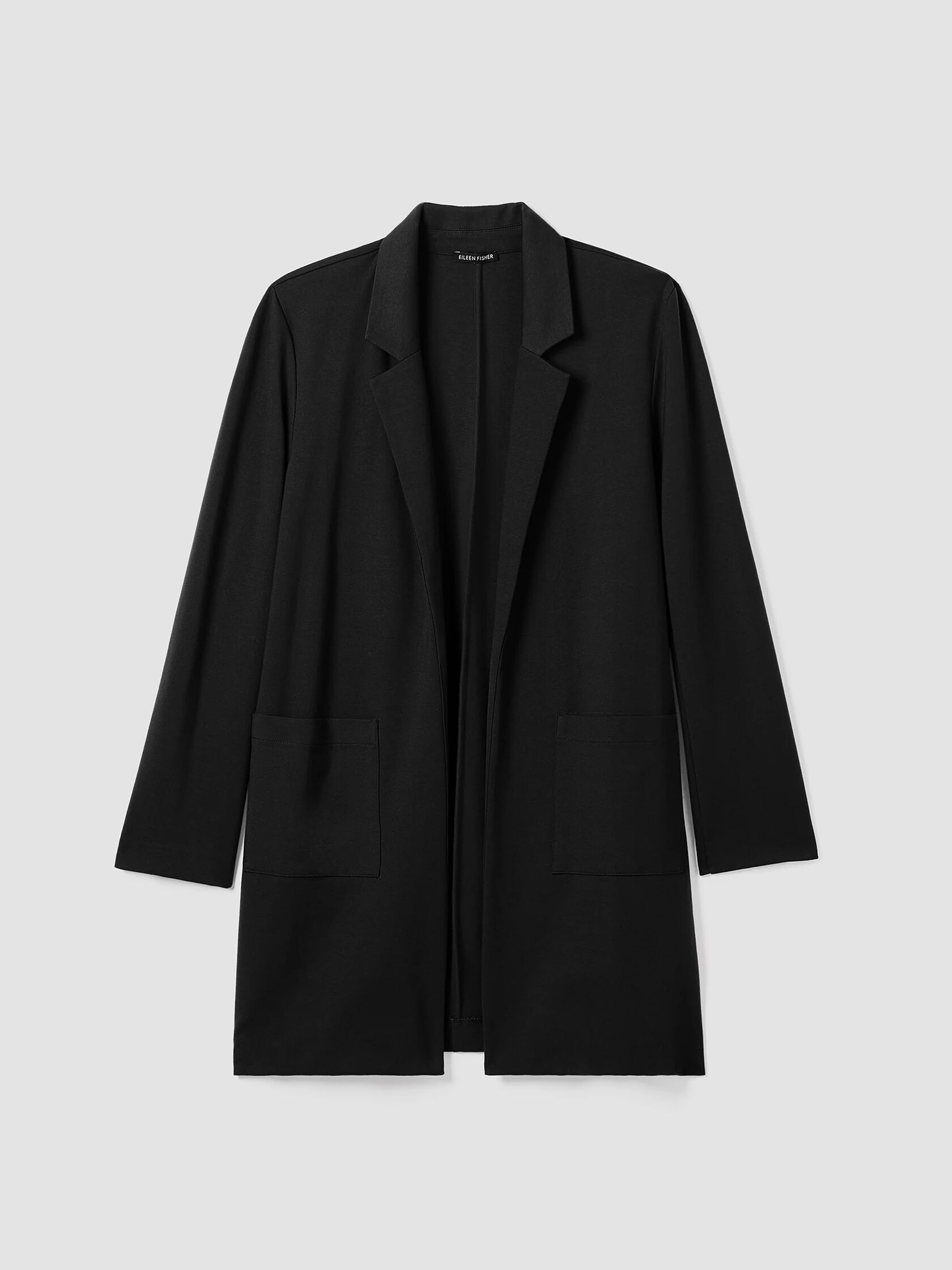 Washable Flex Ponte Long Blazer