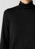 Fine Merino Turtleneck Top in Regenerative Wool