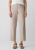 Washable Stretch Crepe Straight Pant