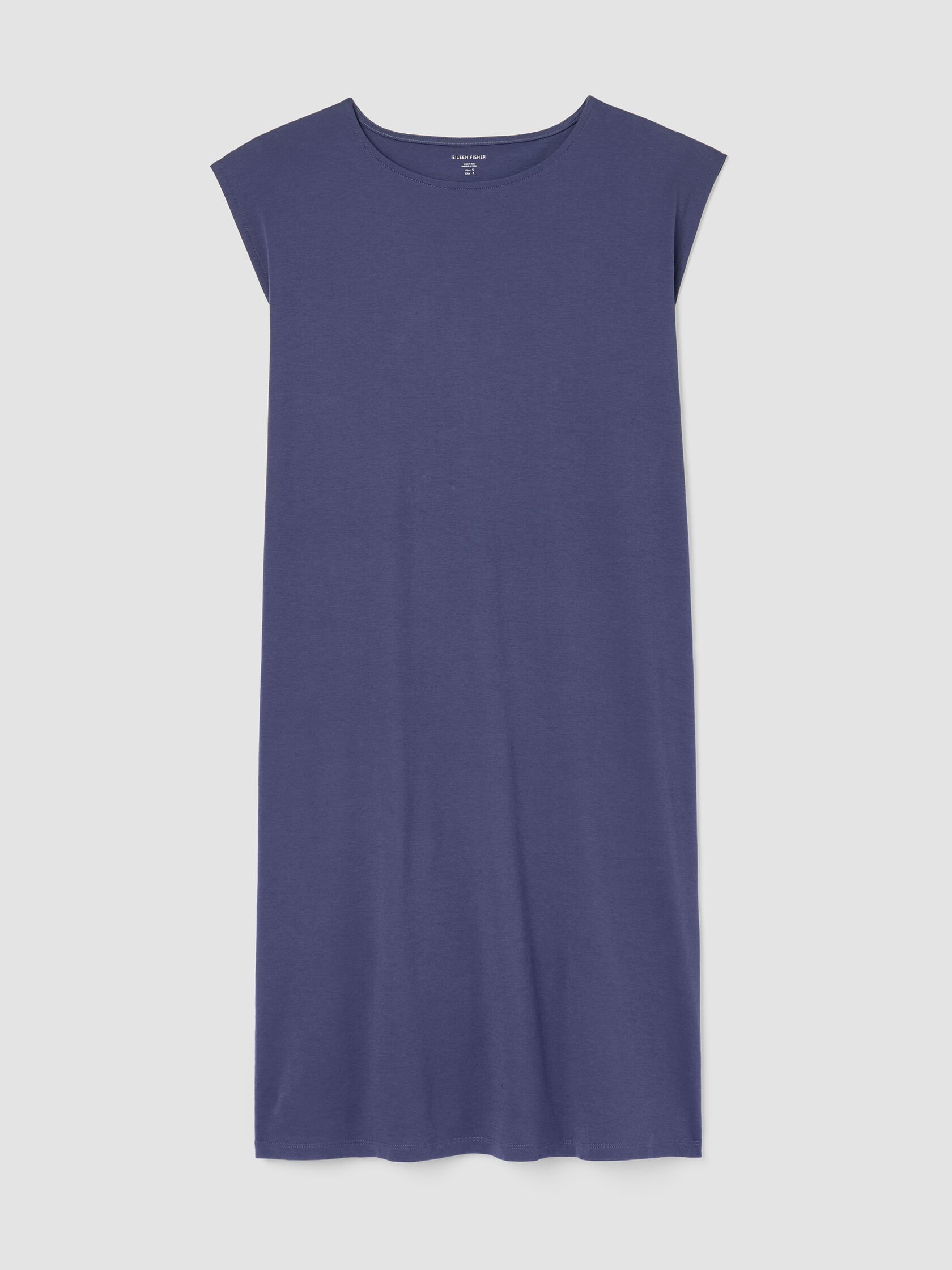Organic Cotton Interlock Ballet Neck Sleep Dress