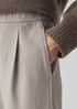 Felted Wool Jersey Lantern Pant in Regenerative Wool