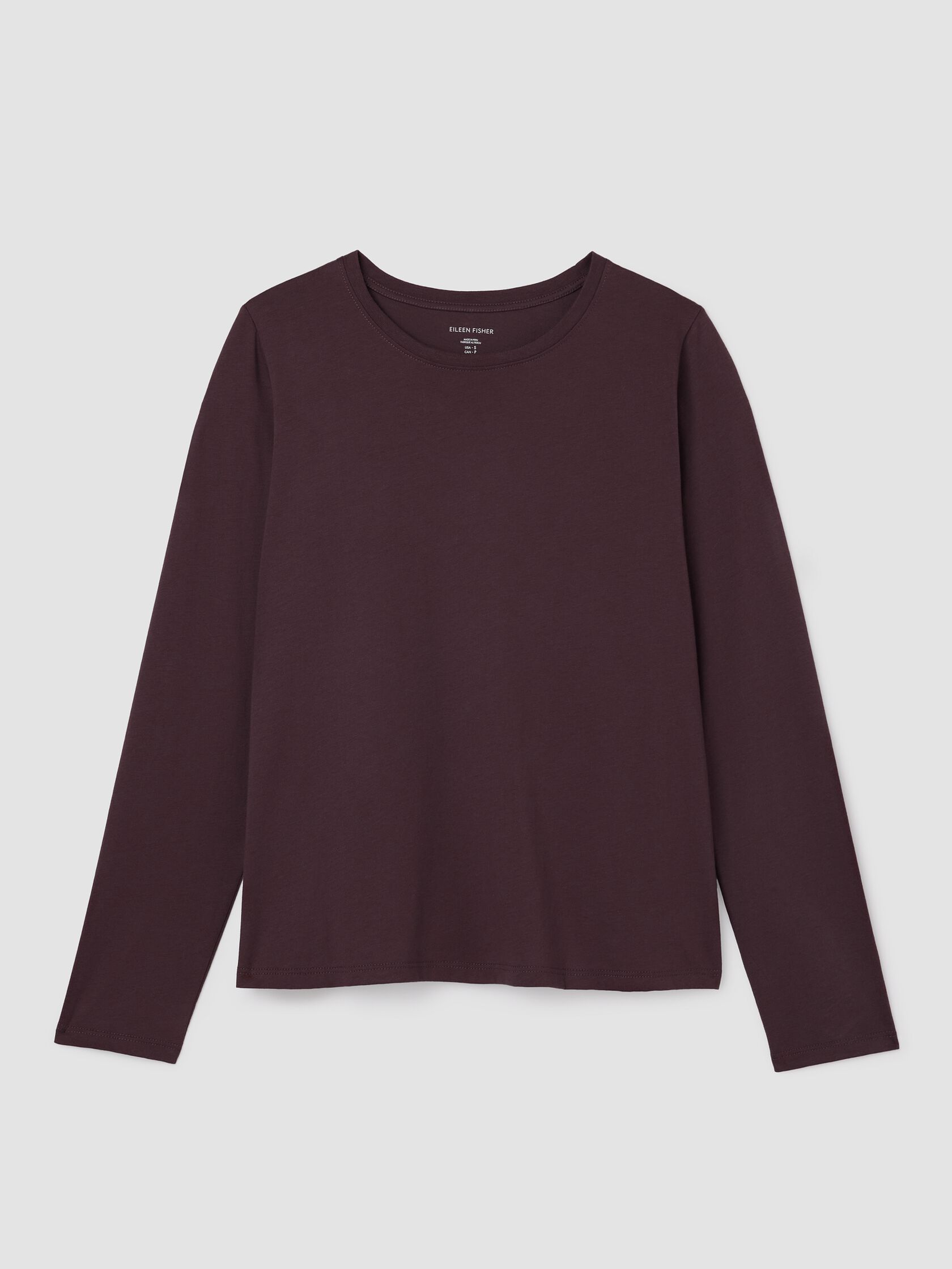 Organic Pima Cotton Jersey Long-Sleeve Tee