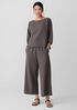 Cotton Blend Stripe Stitch Box-Top