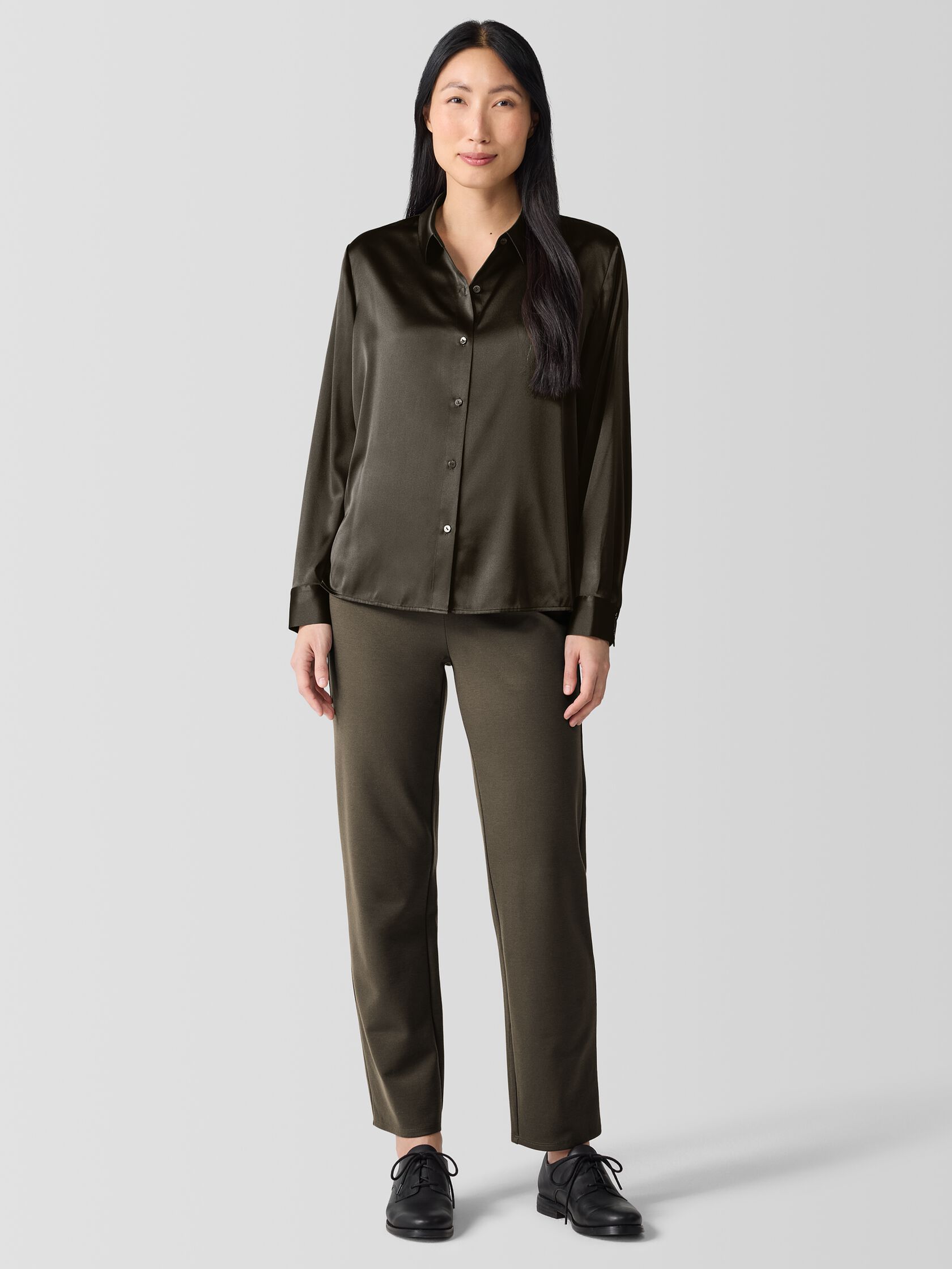 Washable Flex Ponte Straight Pant