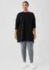 Cozy Brushed Terry Hug Crew Neck Long Top