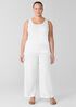 Organic Cotton Stretch Rib Scoop Neck Tank
