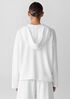 Lightweight Organic Cotton Terry Hooded Jacket