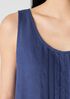 Organic Linen Scoop Neck Dress