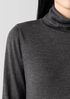 Fine Merino Turtleneck Top in Regenerative Wool