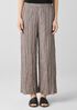 Crushed Silk Wide-Leg Pant