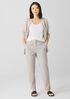 Stretch Cotton Twill Tapered Trouser Pant