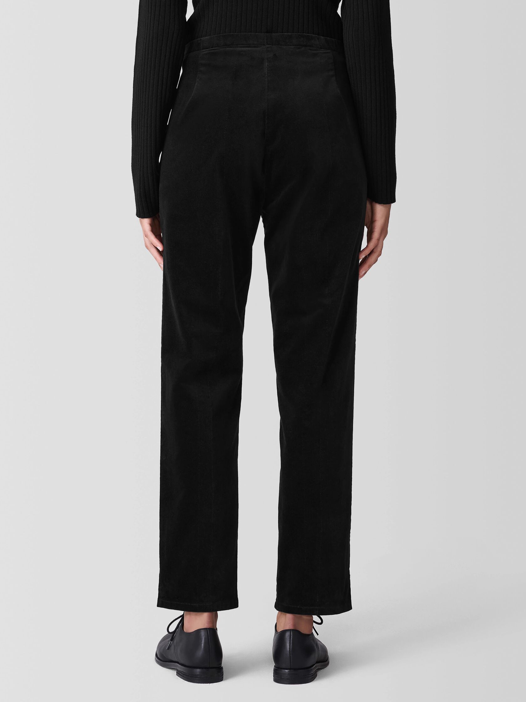 Organic Cotton Stretch Velveteen Slim Pant