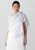 Striped Organic Linen Scarf
