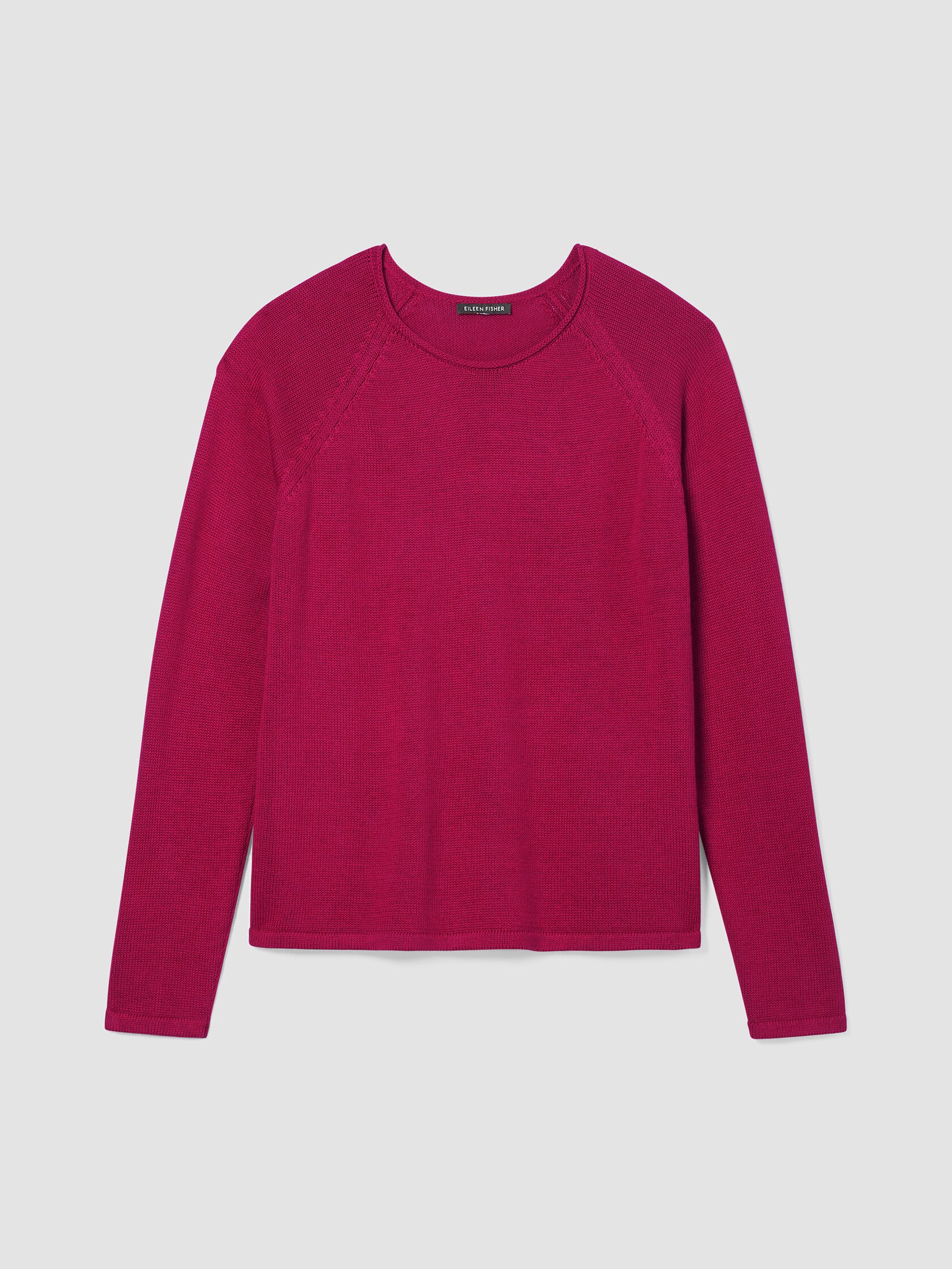 Peruvian Cotton Blend Crew Neck Top