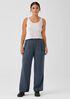 Sandwashed Twill Wide Trouser Pant