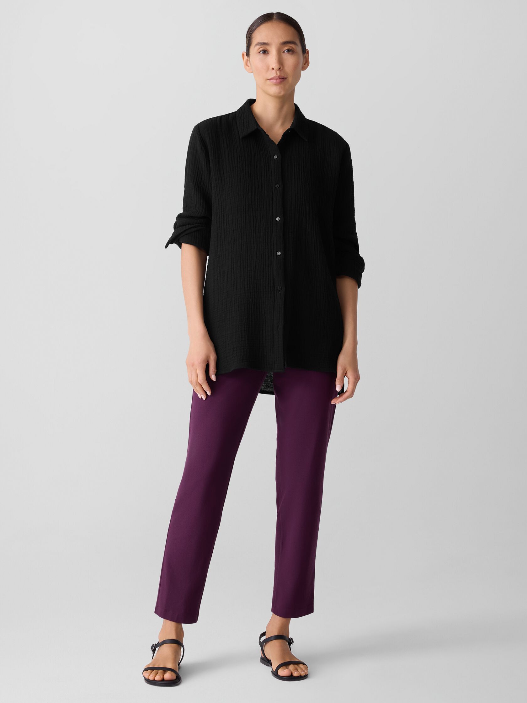 Washable Stretch Crepe Pant