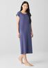 Organic Cotton Interlock Ballet Neck Sleep Dress