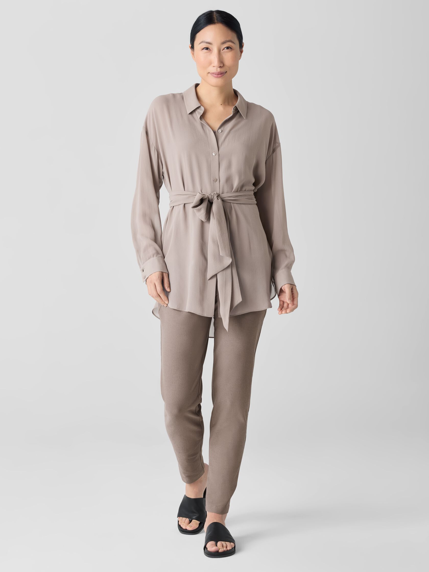 Washable Stretch Crepe Pant