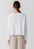 Organic Linen Cotton Raglan-Sleeve Top